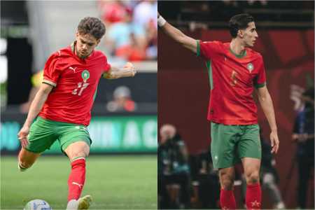 Abde Ezzalzouli e Nayef Aguerd, cortados da Seleção do Marrocos