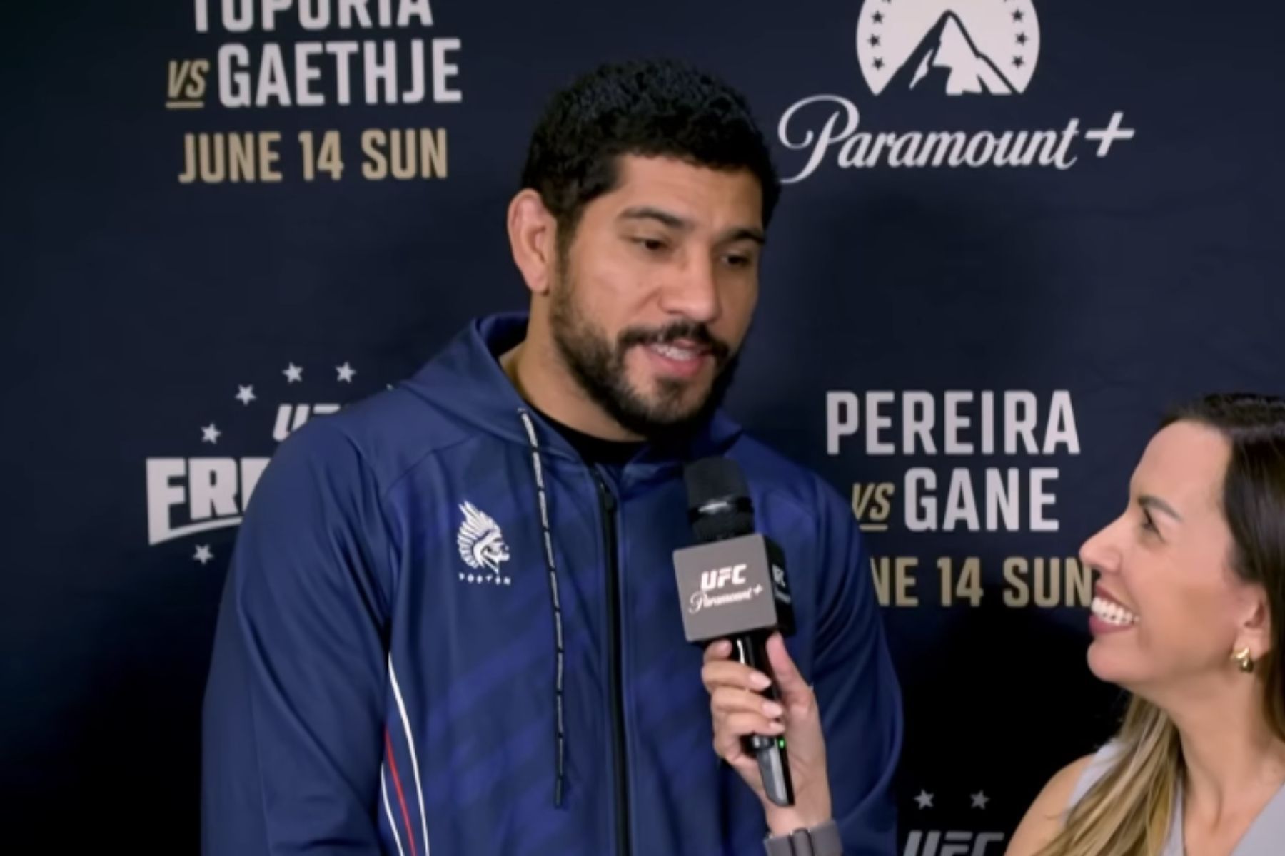 Poatan responde se tentará jiu jitsu com Gane no UFC da Casa Branca