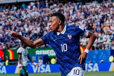 Mbappé foi o autor do primeiro gol da França na Copa do Mundo