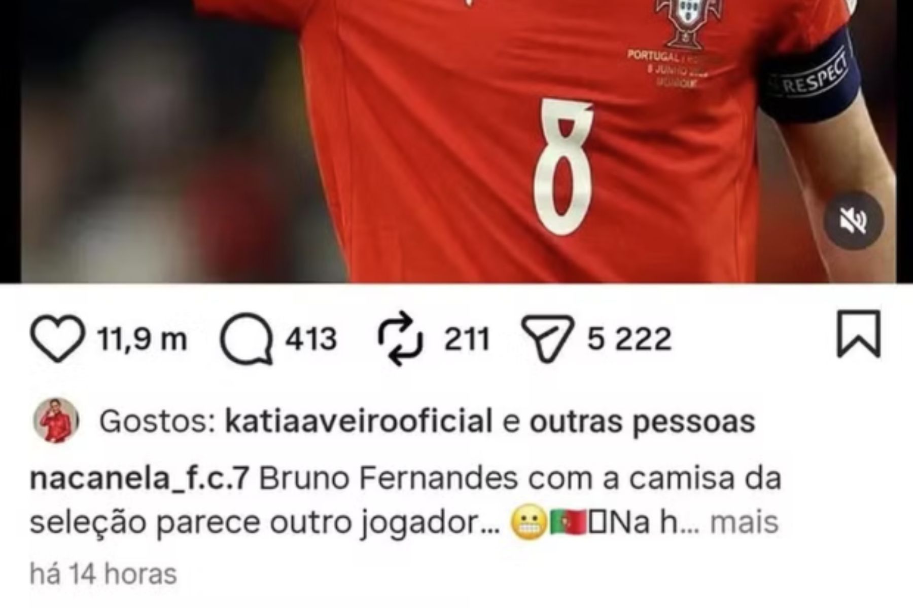 Irmã de Cristiano Ronaldo curte crítica a Bruno Fernandes após estreia de Portugal na Copa