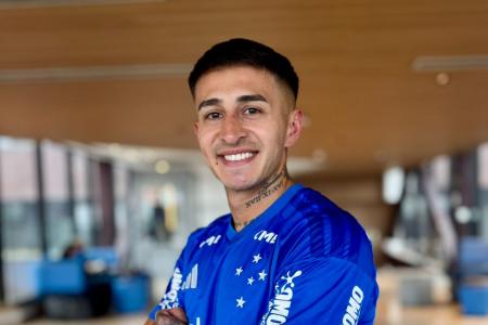 Gabriel Rojas, novo reforço do Cruzeiro • Divulgação/Crueziro