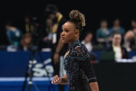 Rebeca conquistou a medalha de prata no Pan-Americano de Ginástica Artística
