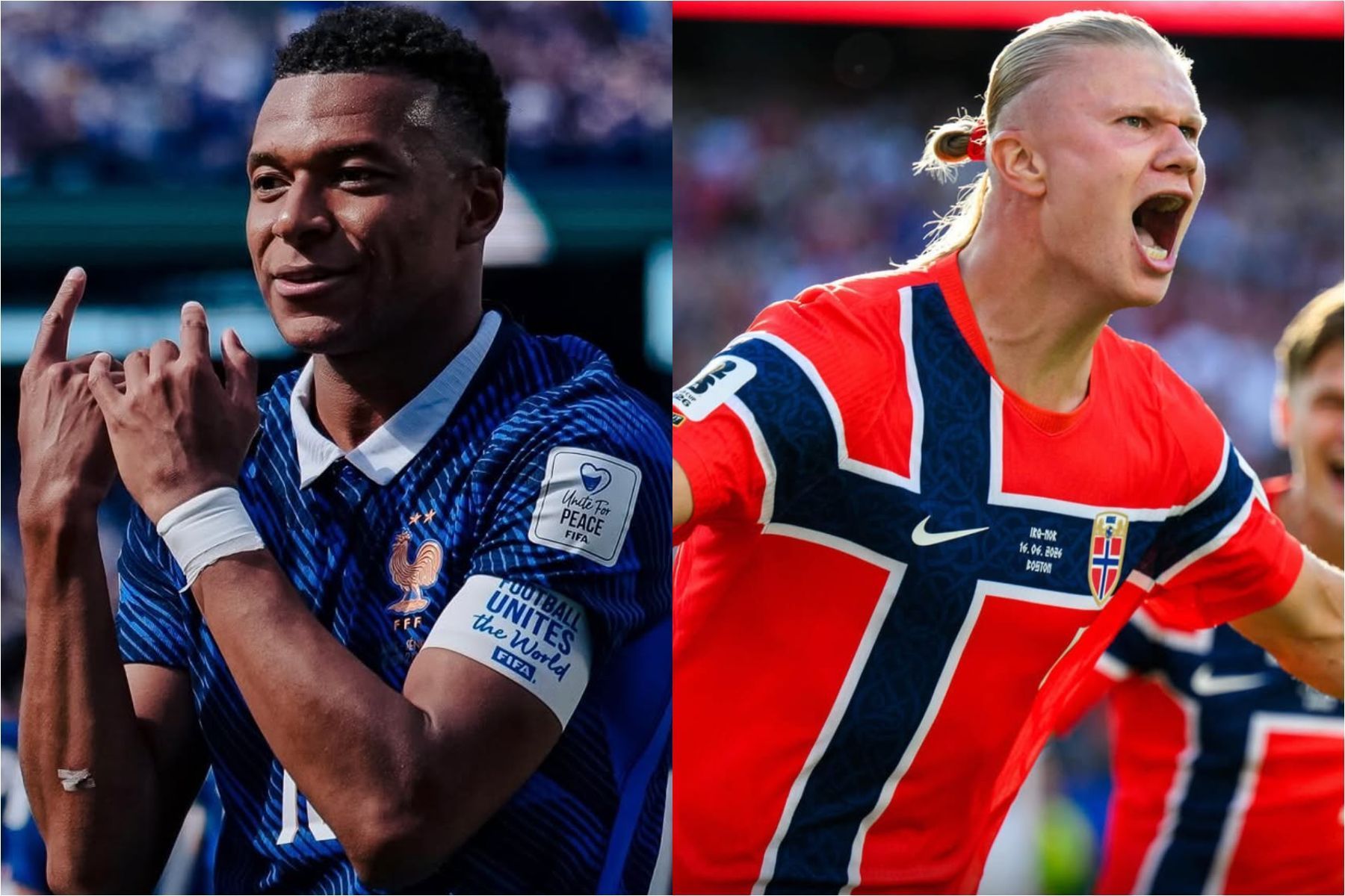 Embalados por Mbappé e Haaland, França e Noruega jogam por liderança do Grupo I
