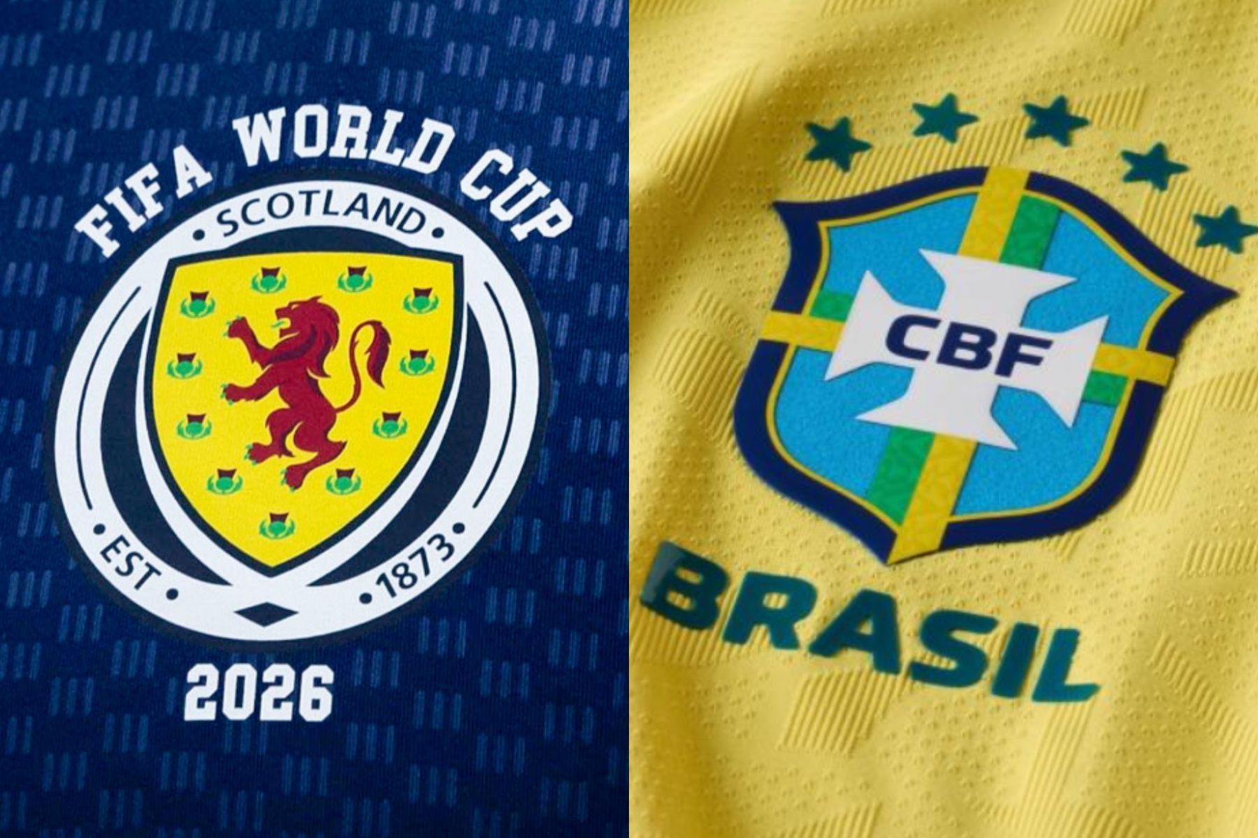 Escócia x Brasil: veja os uniformes das seleções para o jogo da Copa do Mundo