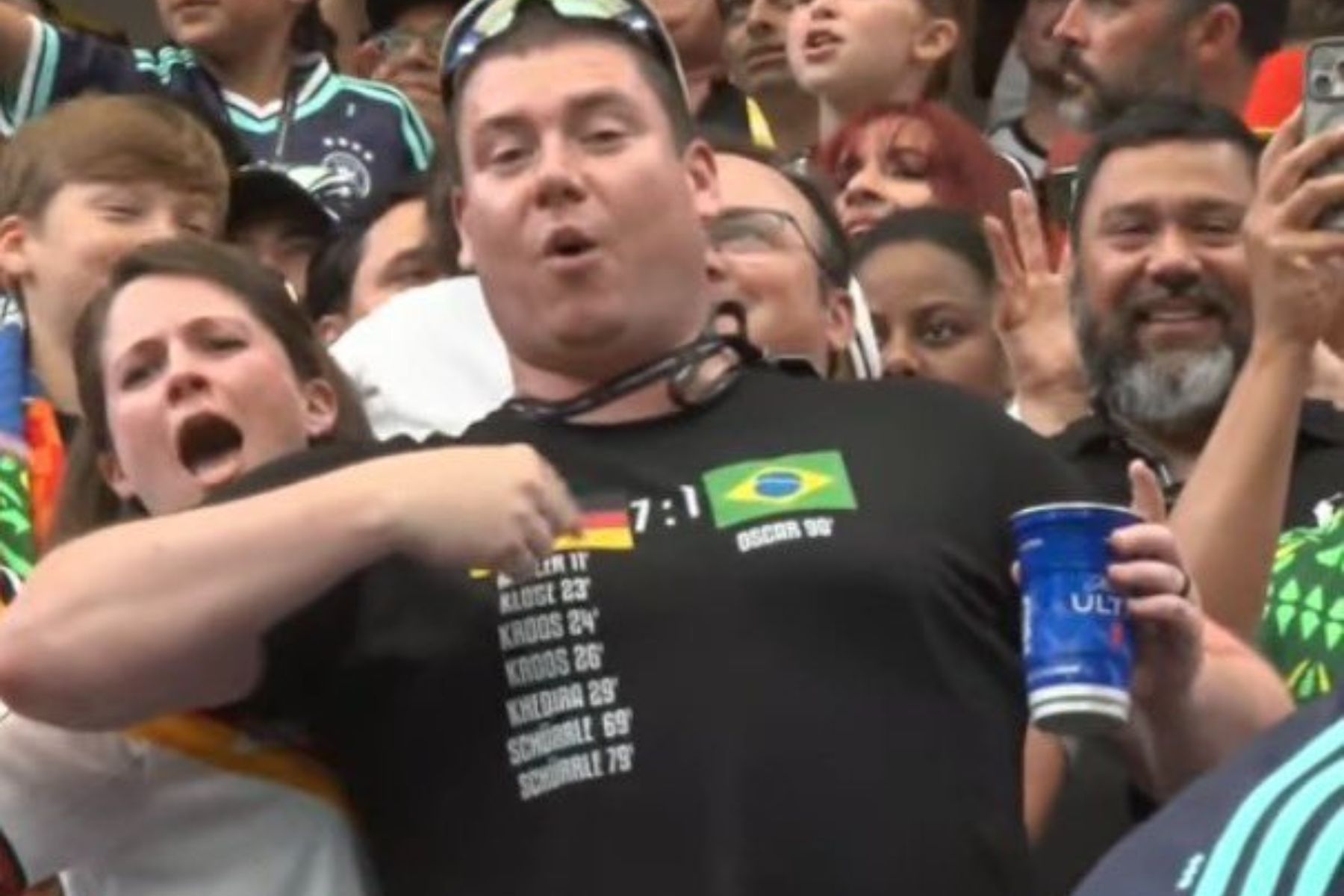 Artilheiro alemão manda recado para torcedor que provocou a Seleção Brasileira