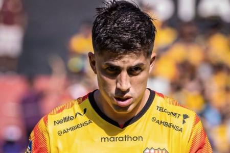Luca Sosa, agora ex-jogador do Barcelona-EQU • Divulgação/Barcelona-EQU
