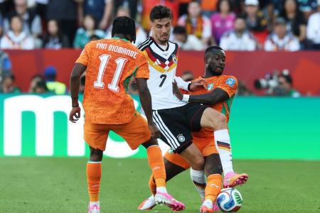 Jogo entre Alemanha e Costa do Marfim pela Copa do Mundo • Fifa/Divulgação