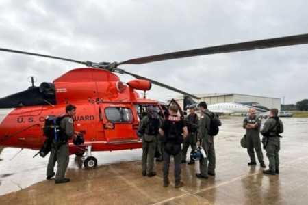 Helicóptero MH-60 Jayhawk • Reprodução/Redes Sociais