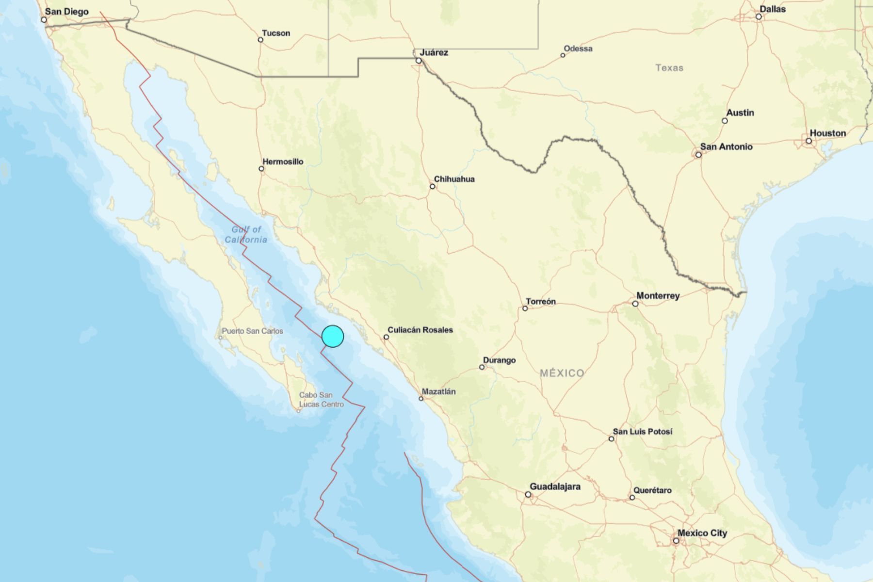 Tremor de magnitude 5,7 é registrado no México