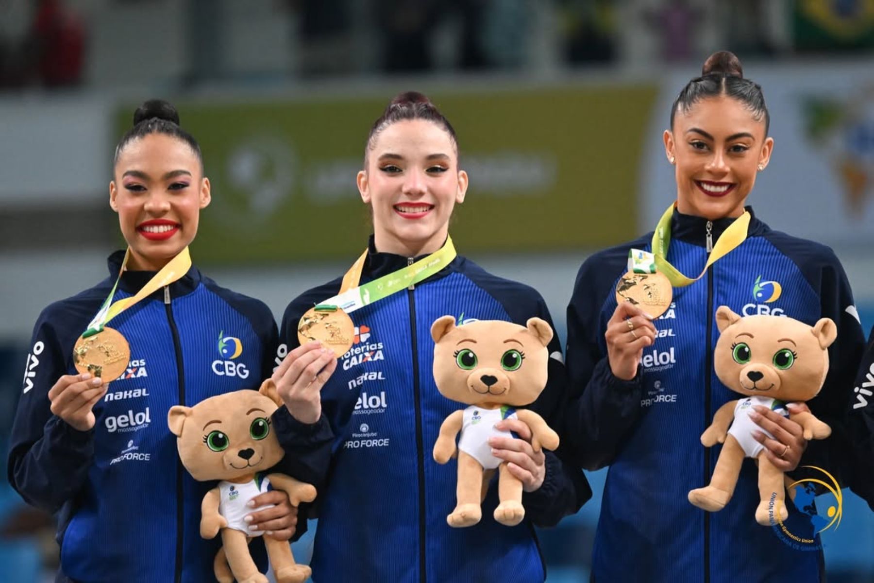 Brasil ganha ouro por equipes no Pan-Americano de Ginástica Rítmica