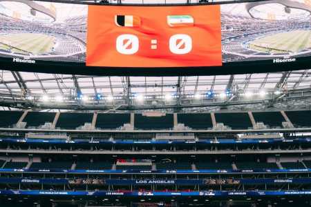 SoFi Stadium será palco do jogo entre Bélgica e Irã