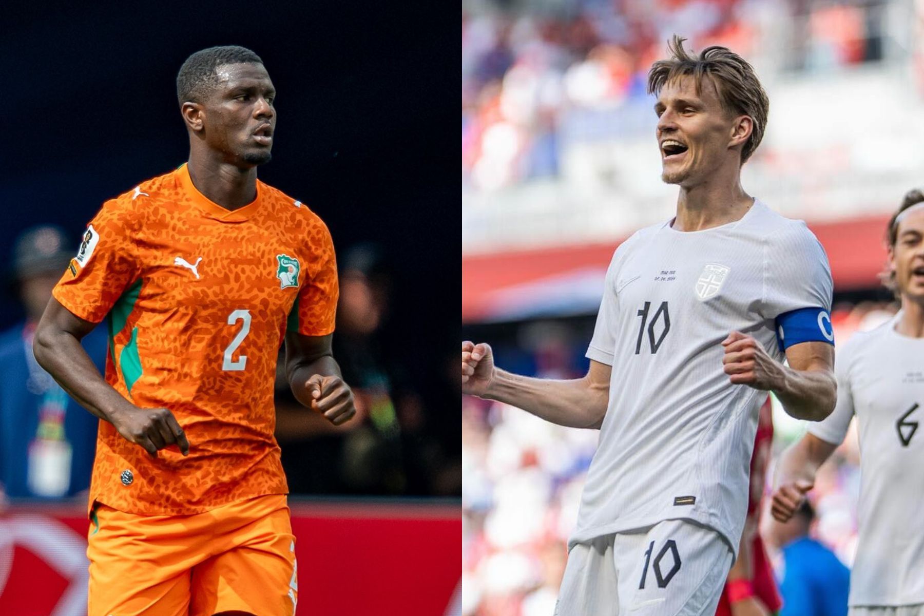 Costa do Marfim x Noruega: veja os uniformes das seleções para o jogo decisivo na Copa do Mundo