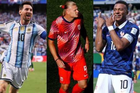 Messi, Haaland e Mbappé foram destaques dos jogos na terça-feira (16)