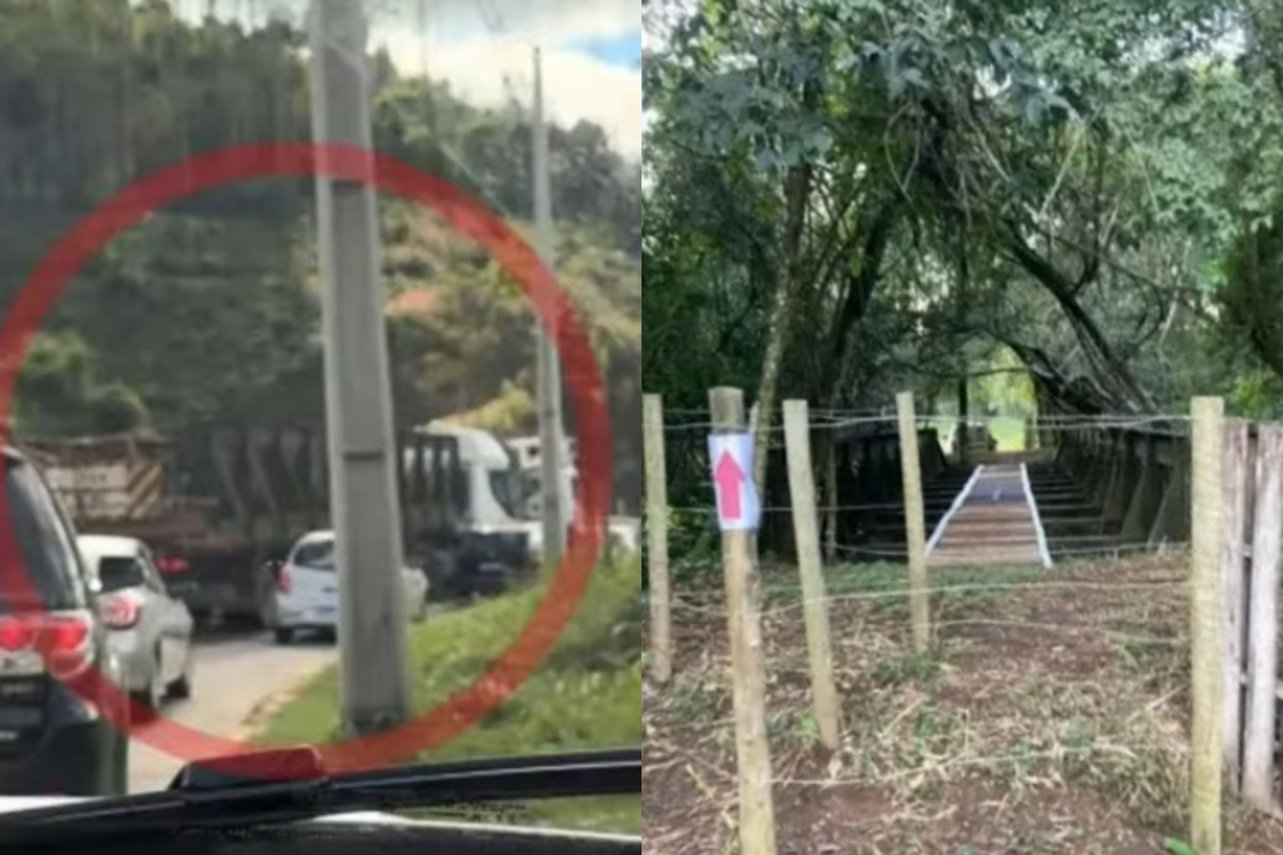 Ponte de 20 metros que havia desaparecido em MG é encontrada em fazenda