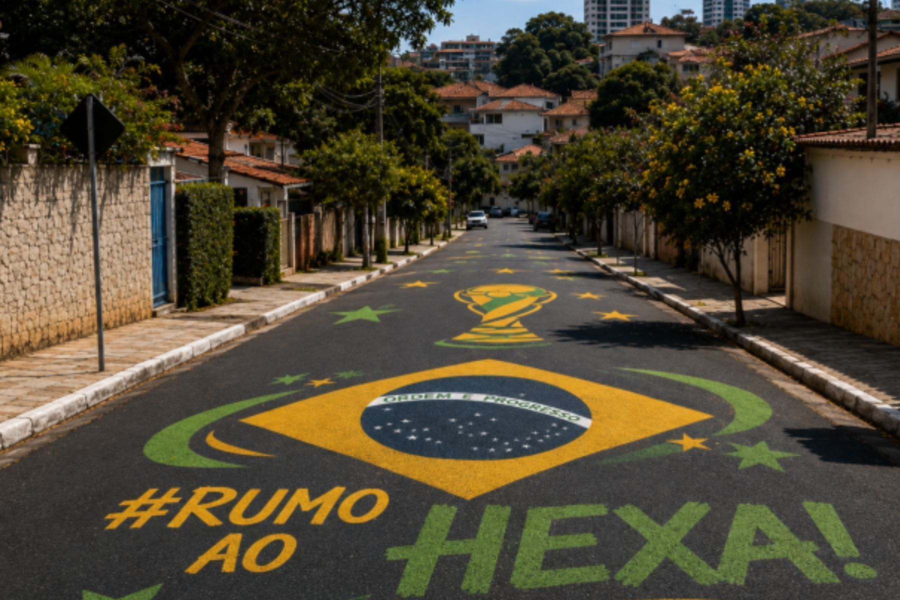 Regras para pintar ruas de BH para Copa do Mundo são flexibilizadas; entenda