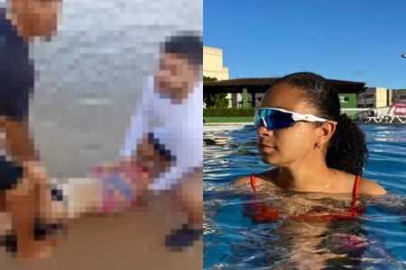 Jovem foi resgatada sem a perna
