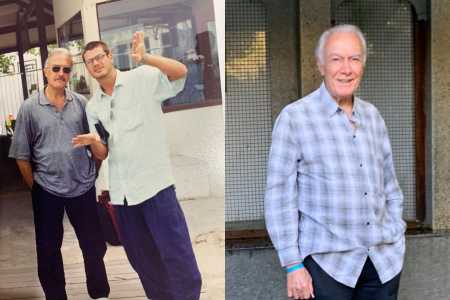 Ator lamentou a morte do pai