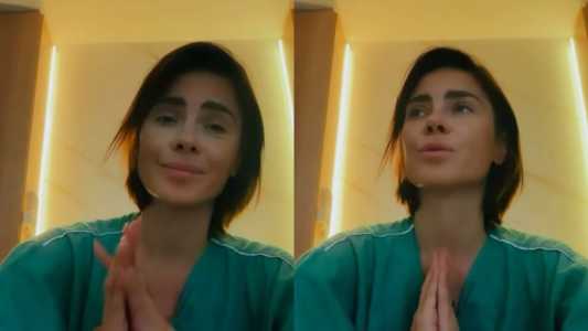 Carolina Dieckmmann publicou vídeo do hospital
