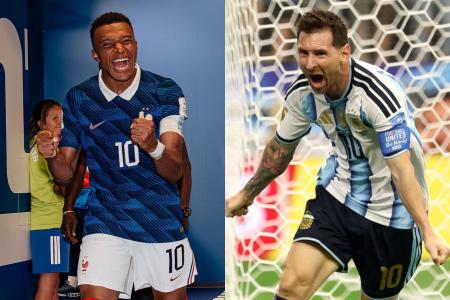 Mbappé e Messi são "os caras" de França e Argentina na Copa do Mundo