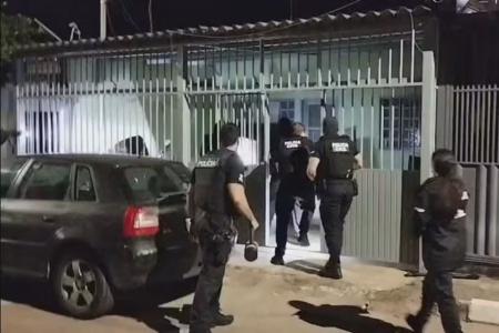 Casal foi preso na residência deles, em Samambaia