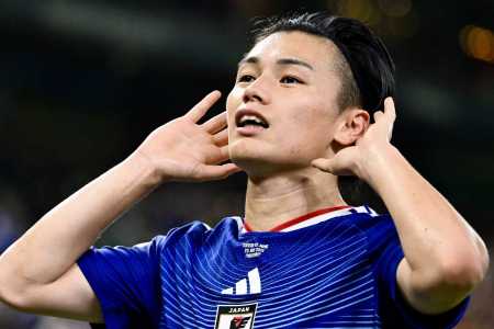 Ayase Ueda é eleito o melhor jogador da partida entre Japão e Tunísia