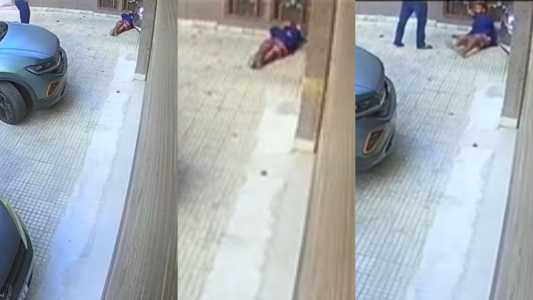 Homem foi acordado por aposentado que chegava no local