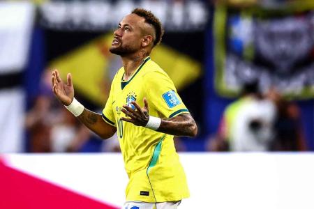 Neymar em campo contra a Escócia na Copa do Mundo de 2026 • Reprodução/X Fifa