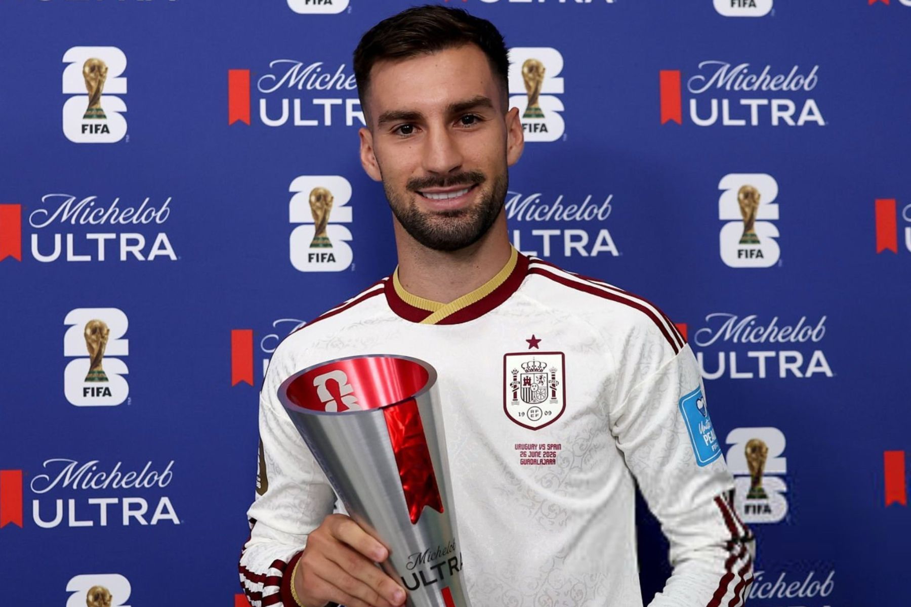 Uruguai x Espanha: Álex Baena é eleito o melhor jogador da partida