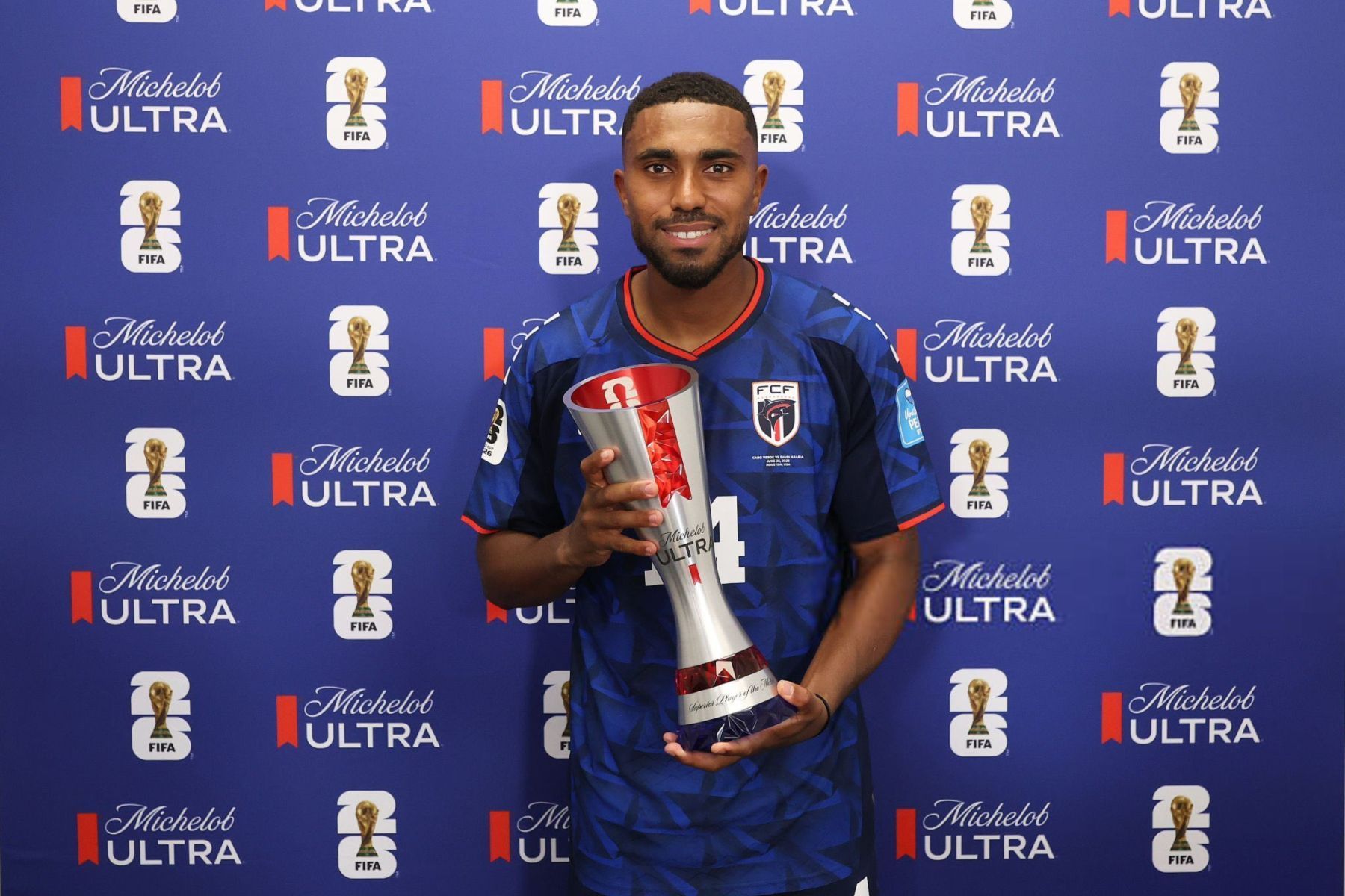 Cabo Verde x Arábia Saudita: Deroy Duarte é eleito o melhor jogador da partida