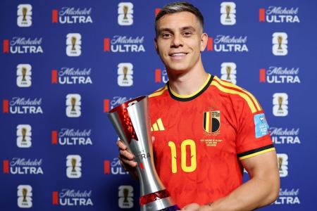 Leandro Trossard é eleito melhor jogador da partida entre Béligca e Nova Zelândia