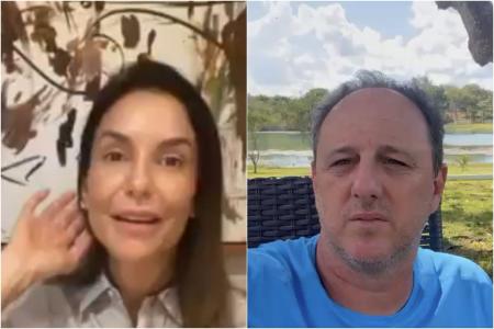 Ivete Sangalo e Rogério Ceni mandam recado a Vozinha, sensação da Copa do Mundo