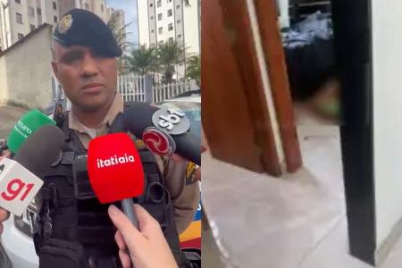Sargento Ellys, da Polícia Militar de Minas Gerais (PMMG) disse ter ficado assustado ao ver a cena do crime