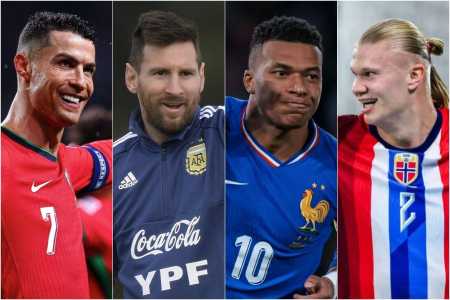 Cristiano Ronaldo, Lionel Messi, Kylian Mbappé e Erling Haaland disputarão a Copa do Mundo de 2026