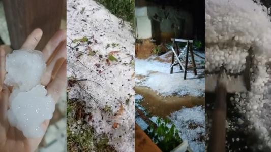 Granizo invade casas e cobre ruas de gelo em cidades do Centro-Oeste de Minas; veja vídeos