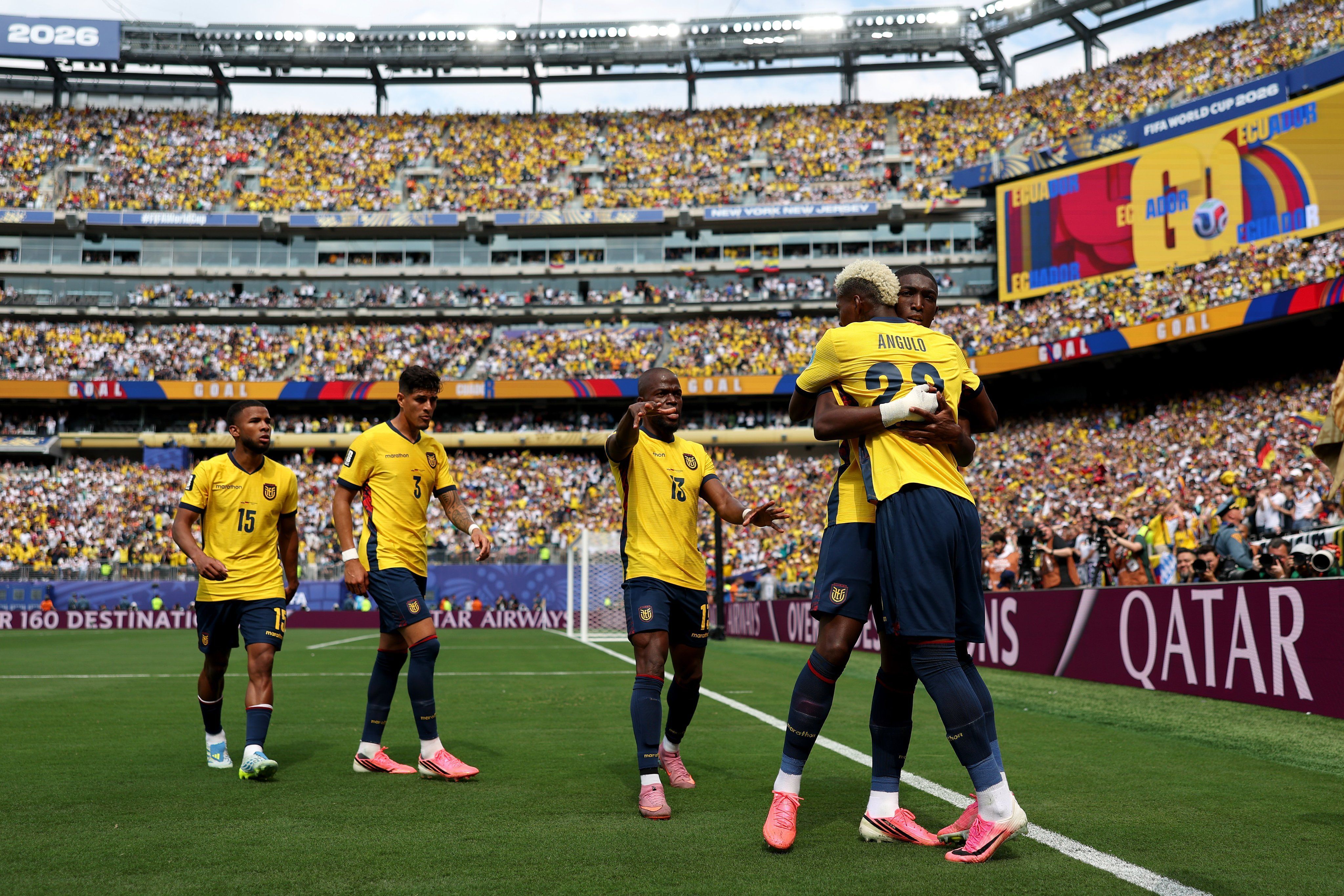 Equador vira sobre a Alemanha e garante vaga no mata-mata da Copa do Mundo
