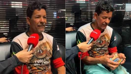 Homem recupera carteira perdida após 40 dias graças a catador de recicláveis e se surpreende