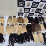 Polícia recupera 55 apliques capilares roubados de salão; material é avaliado em R$ 250 mil