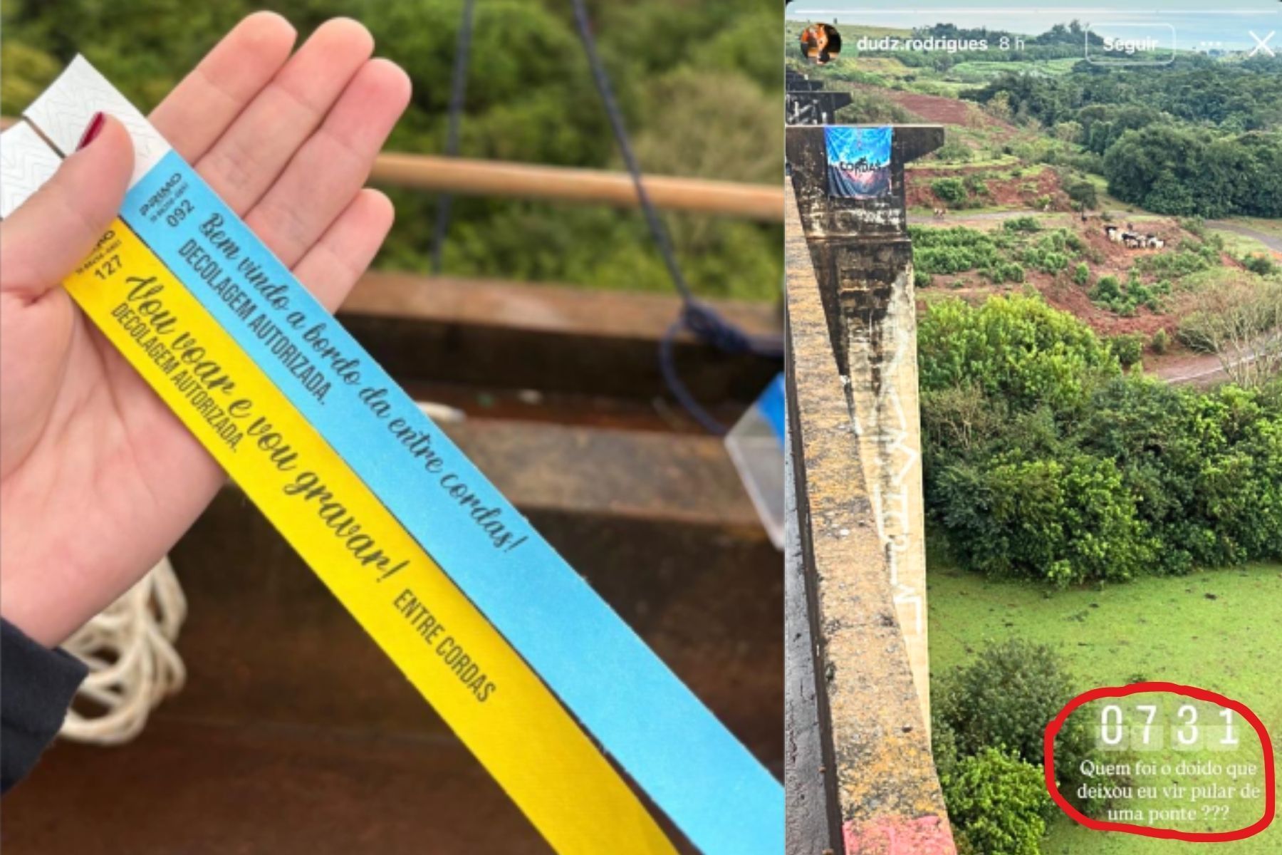 Veja as últimas publicações feitas por jovem morta em rope jump