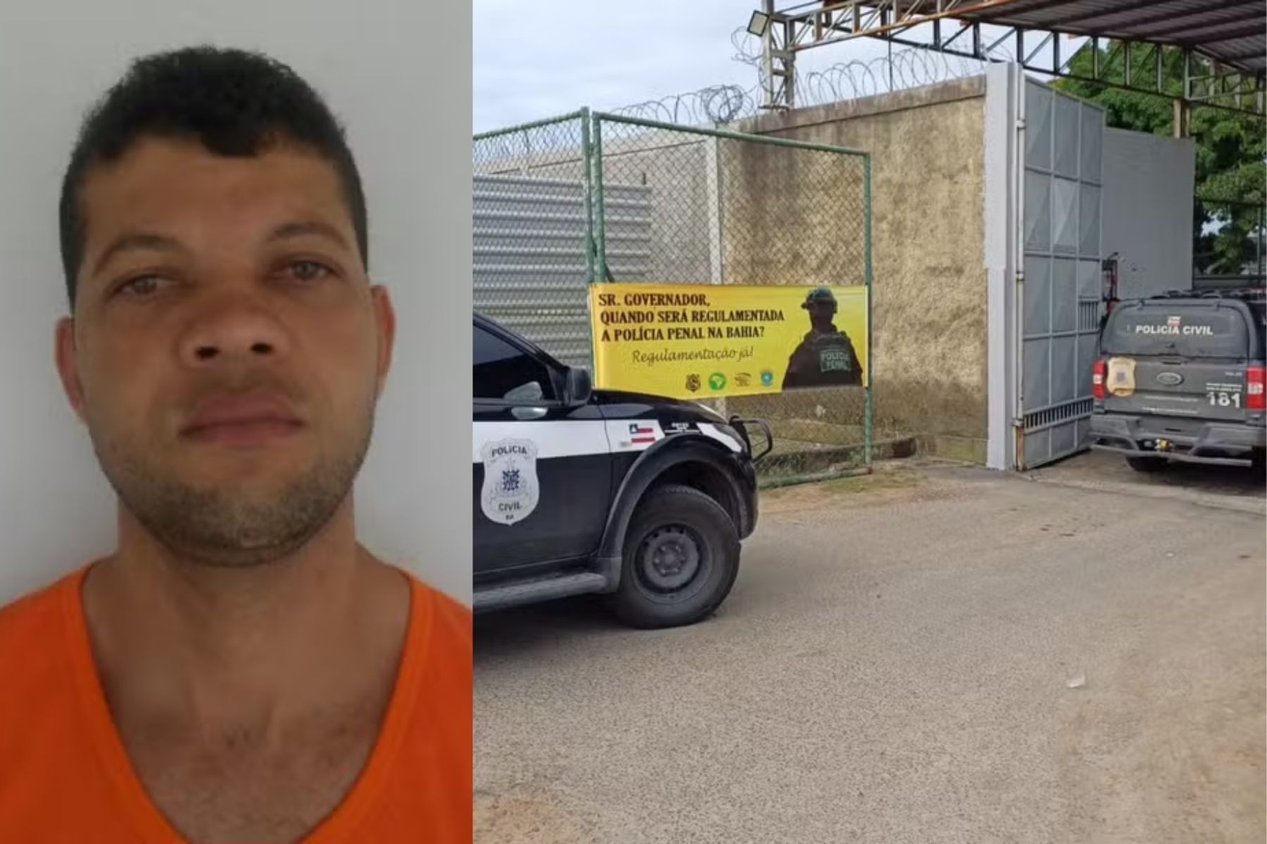 Preso foge de penitenciária na Bahia durante serviço de manutenção elétrica