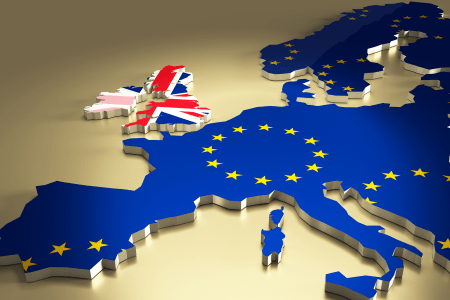 Termo 'Brexit' nasceu da junção das palavras inglesas Britain (Bretanha) e exit (saída) • Reprodução/Canva