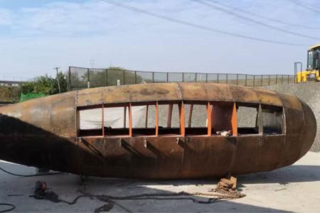 Esse submarino é uma obra de muita vontade e persistência • PHOTO / CCTV NEWS
