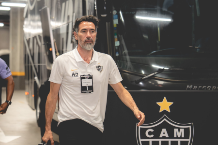 Eduardo Domínguez, técnico do Atlético