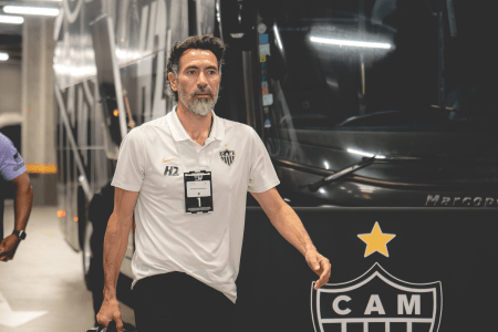 Eduardo Domínguez, técnico do Atlético