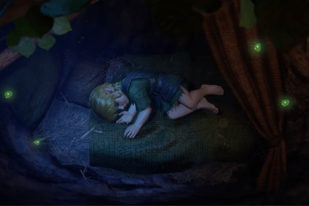 Cena clássica de Link adormecido em Zelda: Ocarina of Time