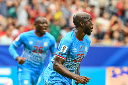 Yoane Wissa, estrela do RD Congo • RONALDO SCHEMIDT / AFP