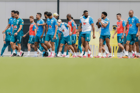 Treino da Seleção Brasileira nos Estados Unidos