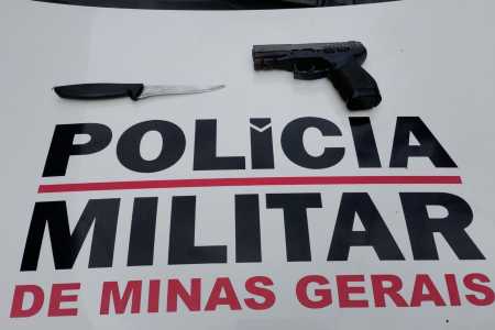 Homem é preso após agredir mulher e usar arma de brinquedo para ameaçá-la na Grande BH