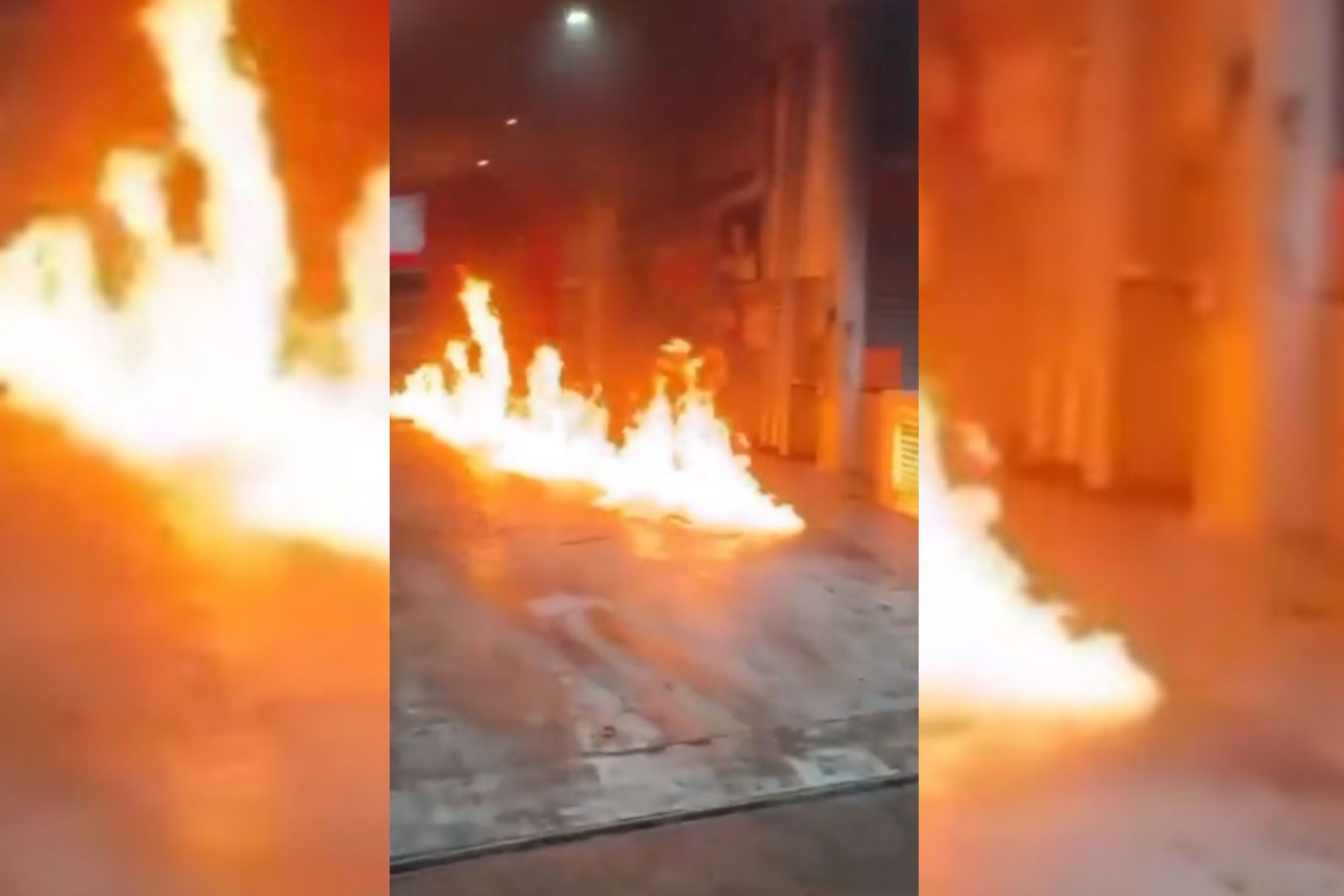 RJ: motociclista coloca fogo em posto de gasolina após denunciar sobre combustível adulterado