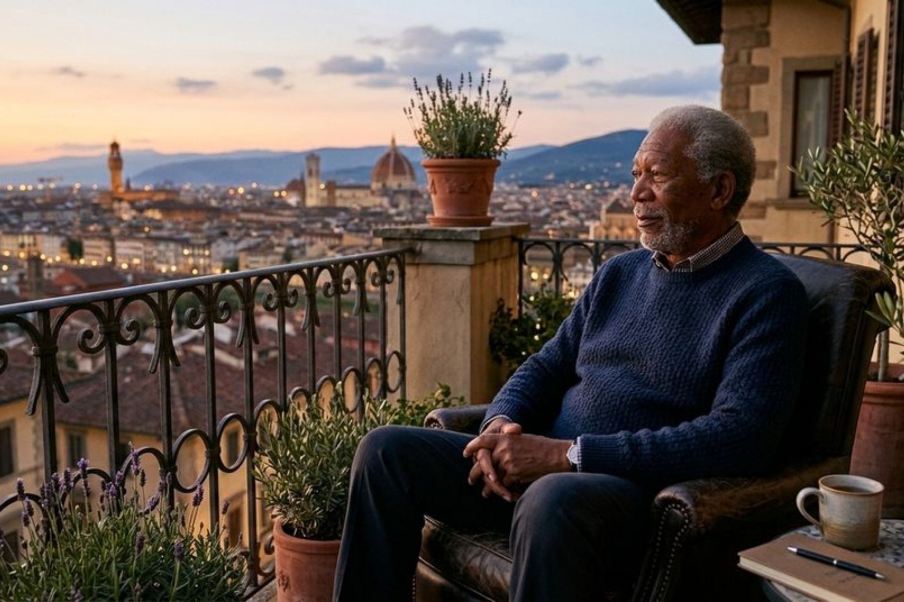 Aos 89 anos, Morgan Freeman defende a quietude: 'Deixe a vida acontecer'