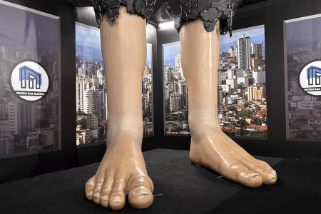 O "Pezão" é uma das atrações do Museu das Ilusões • Ana Luiza Pereira | Itatiaia